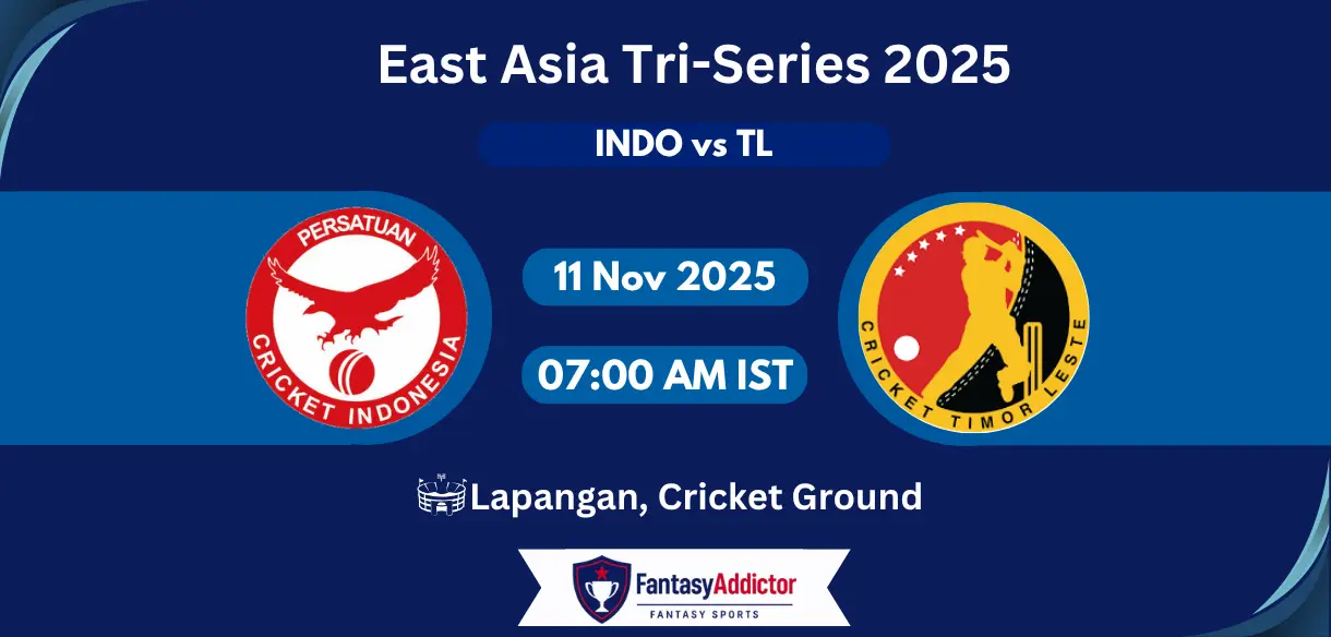 INDO vs TL Match Prediction 8th T20I: Playing XI, Pitch Report & Head-to-Head - East Asia Tri-Series 2025